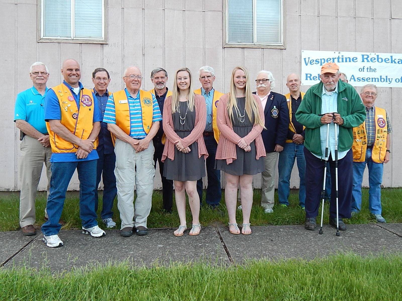 Group of people outside